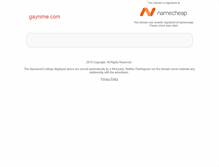 Tablet Screenshot of gaynime.com